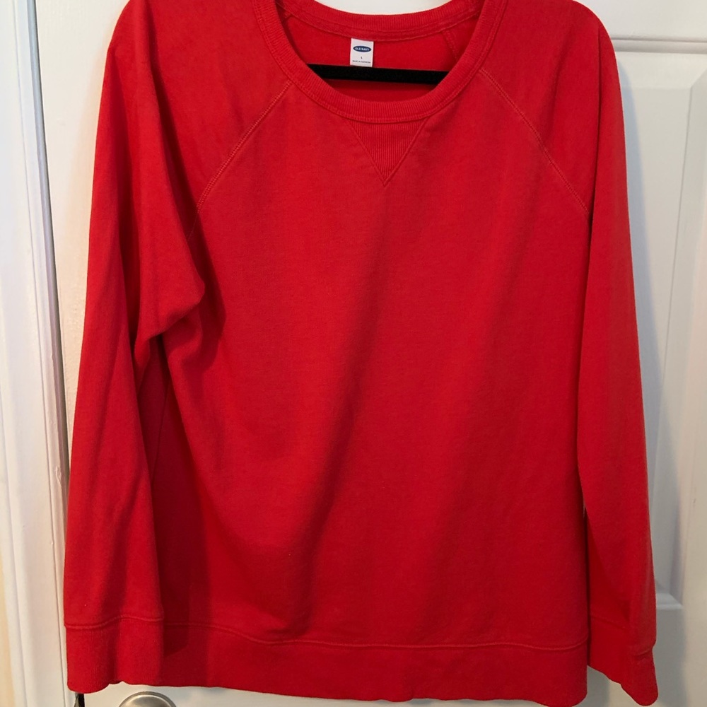 Red sweatshirt